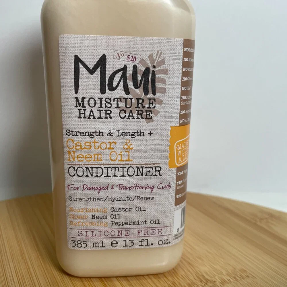 Maui Moisture Hair Care Strength & Length Castor & Neem Oil Conditioner 13 oz